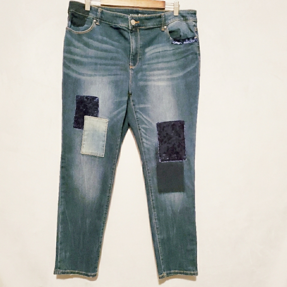 Chico's platinum jegging size 8P